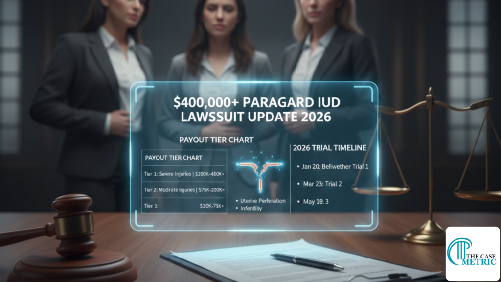 Paragard IUD Lawsuit Update 2026 Payout Tiers and Trial Schedule